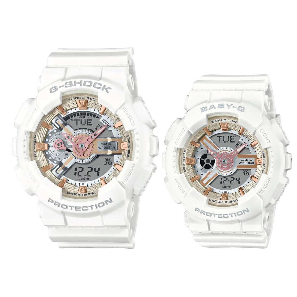 ست ساعت های مچی G-Shock و BABY-G مدل CASIO-LOV-20A-7A